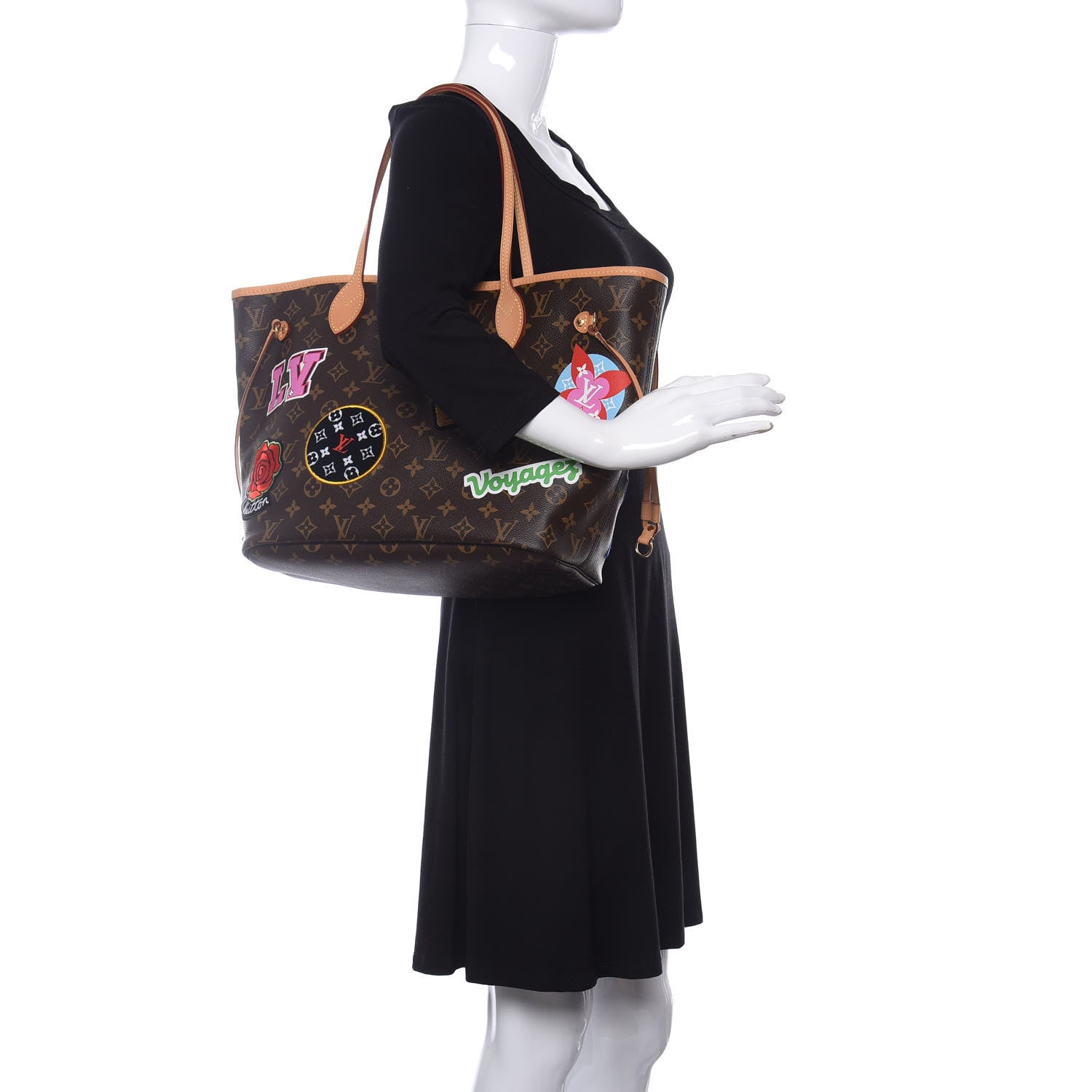 Louis Vuitton Monogram Travel Stickers Neverfull MM 2 of 10