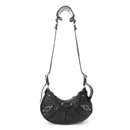 Balenciaga Agneau Arena Le Cagole Shoulder Bag XS Black 1 of 13