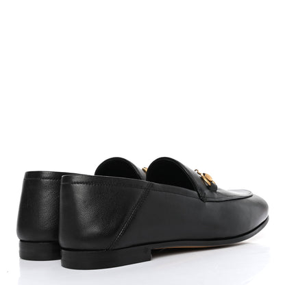 Gucci Lambskin Womens Brixton Horsebit Loafers 35.5 Black 4 of 8