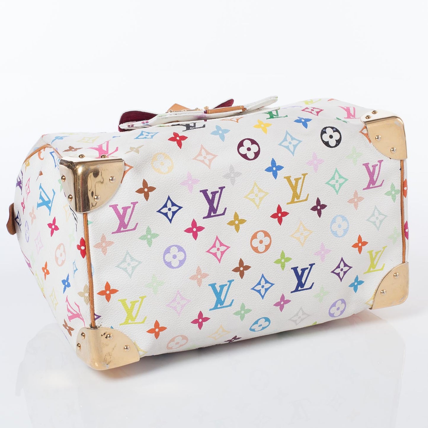 Monogram Multicolor Speedy 30 White