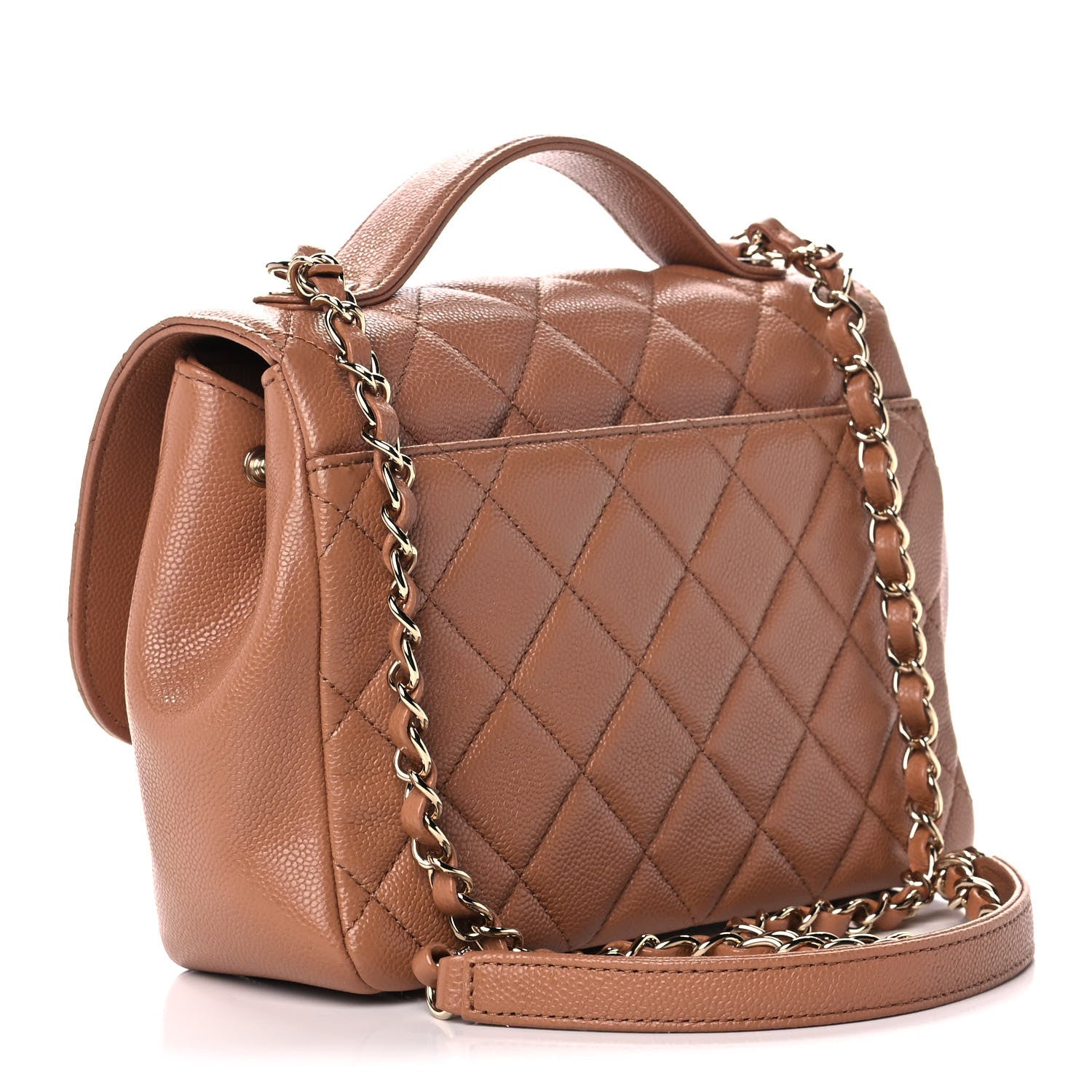 Chanel Caviar Quilted Medium Business Affinity Flap Brown 2 of 10