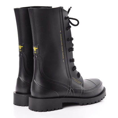 Christian Dior Rubber Diorcamp Low Boots 39 Black 4 of 7