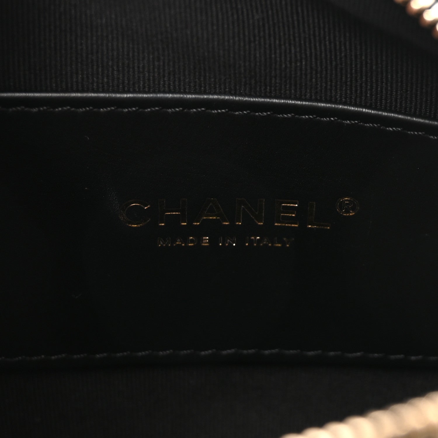 Chanel Lambskin Quilted Mini Pillow Crush Camera Case Black 6 of 10