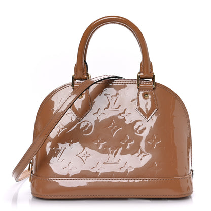 Louis Vuitton Vernis Alma BB Rose Velours 1 of 8