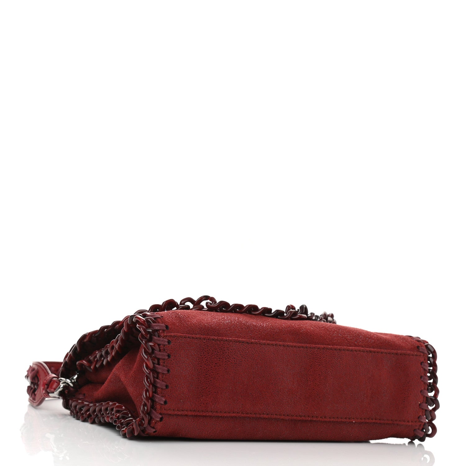 Stella McCartney Shaggy Deer Mini Candy Falabella Dark Cherry 4 of 7