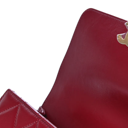 Chanel Calfskin Quilted Mini Perfect Fit Flap Burgundy 11 of 15