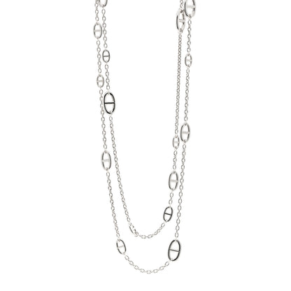 Hermes Sterling Silver Farandole Necklace 160 1 of 6