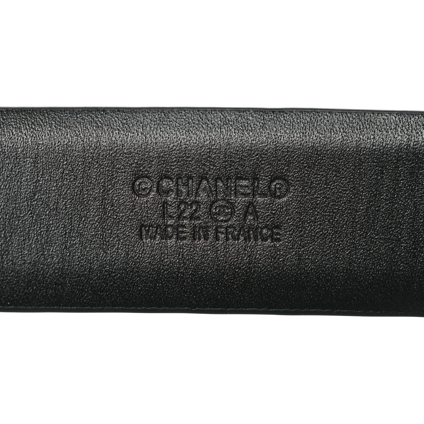 Calfskin CC Belt size 85 or 34 in Black