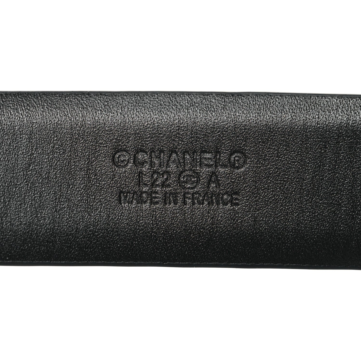 Chanel Calfskin CC Belt size 85 or 34 in Black 5 of 7