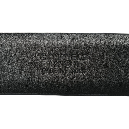 Chanel Calfskin CC Belt size 85 or 34 in Black 5 of 7