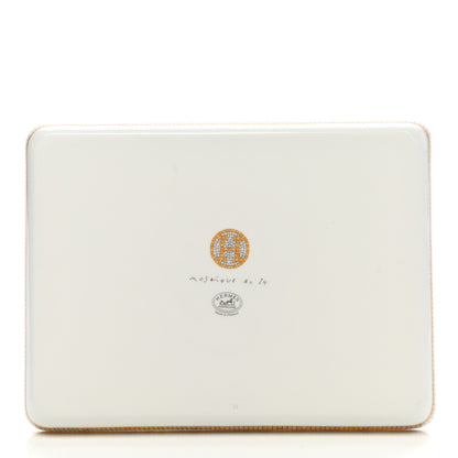 Hermes Porcelain Mosaique au 24 Gold Sushi Plate 3 of 7