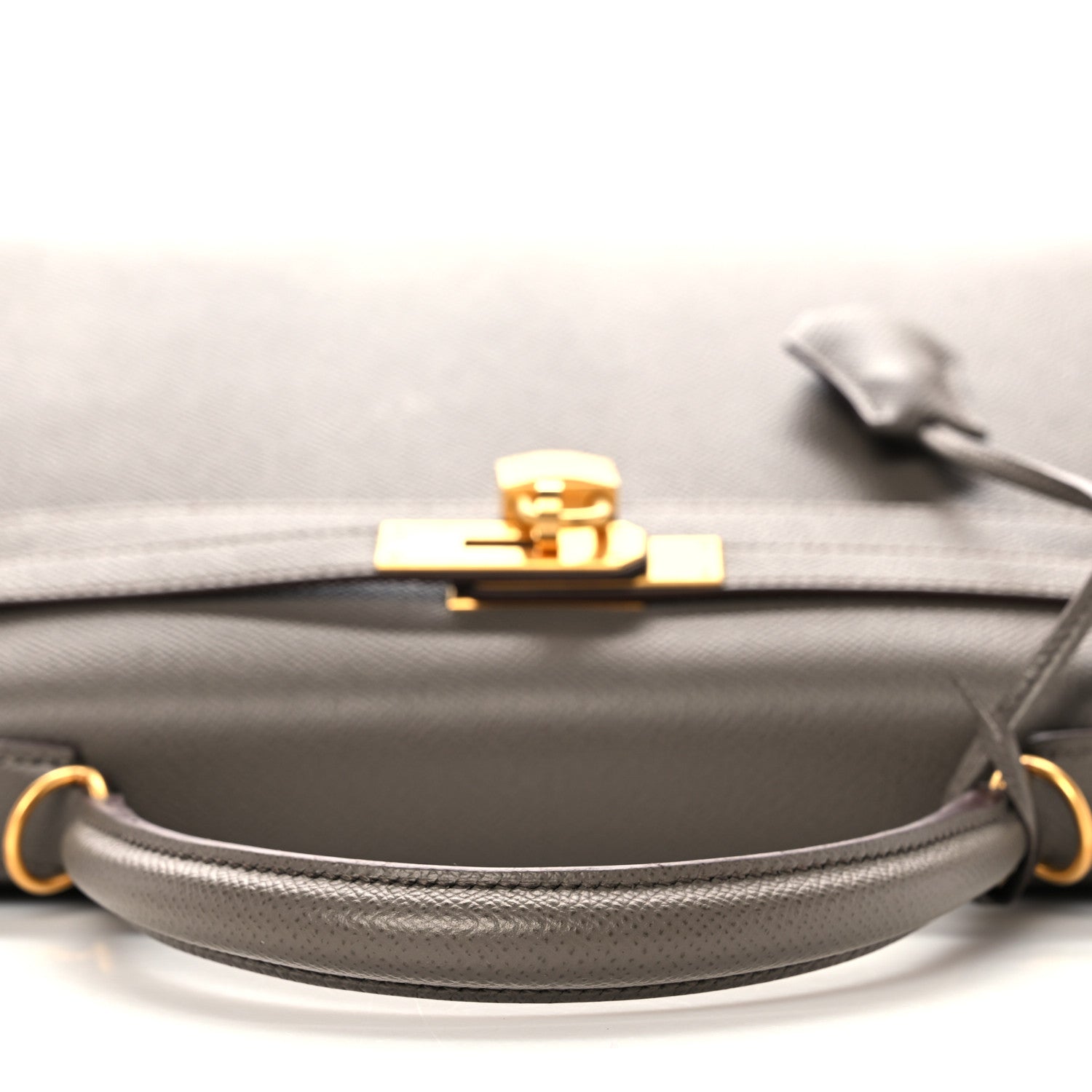 Hermes Epsom Horseshoe Kelly Sellier 32 Etain 14 of 38