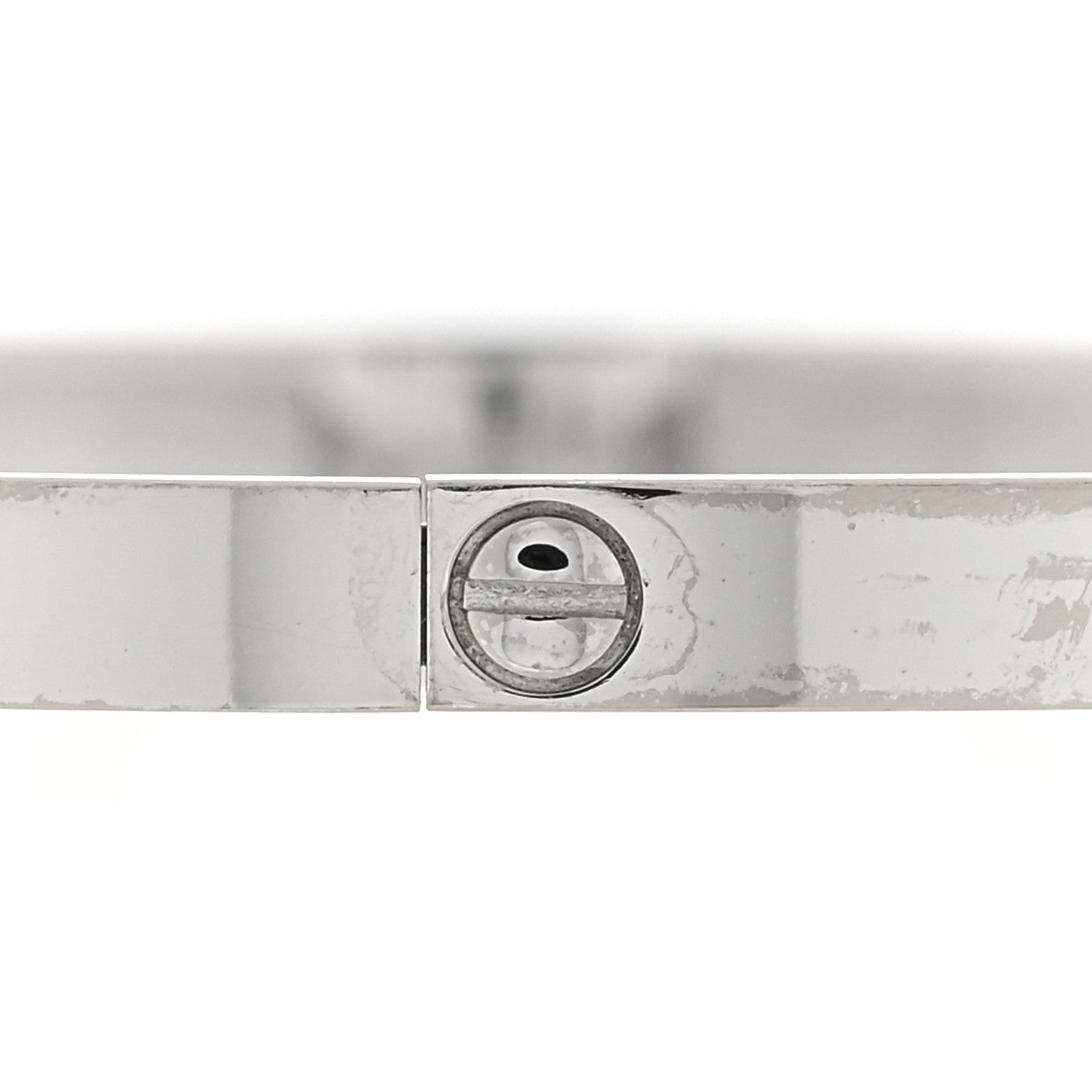 Cartier 18K White Gold 6 Diamond Small LOVE Bracelet 20 6 of 8