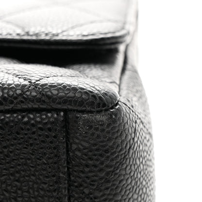Chanel Caviar Quilted Maxi Double Flap Black 20 of 23