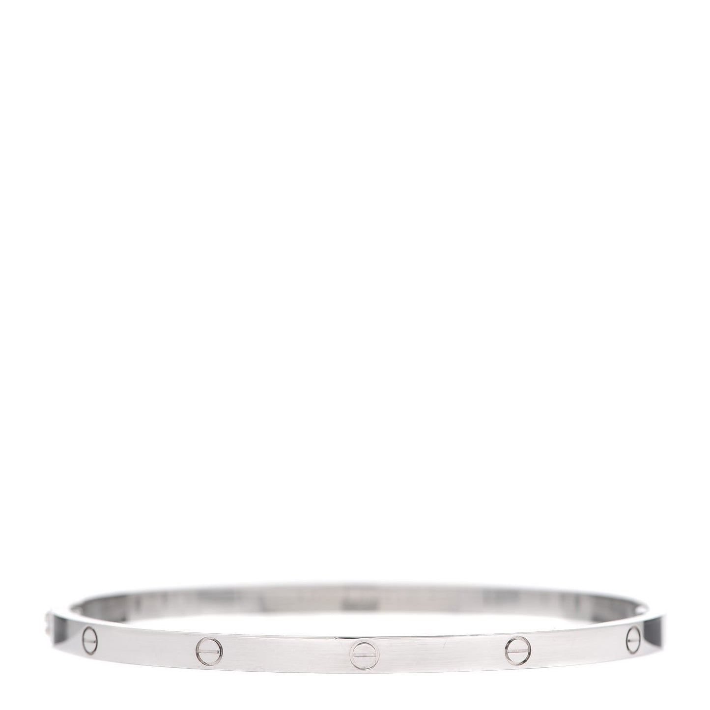 18K White Gold Small LOVE Bracelet 18