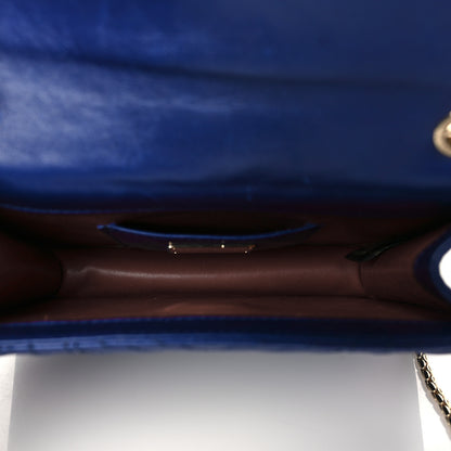 Bulgari Calfskin Quilted Serpenti Forever Shoulder Bag Navy 5 of 12