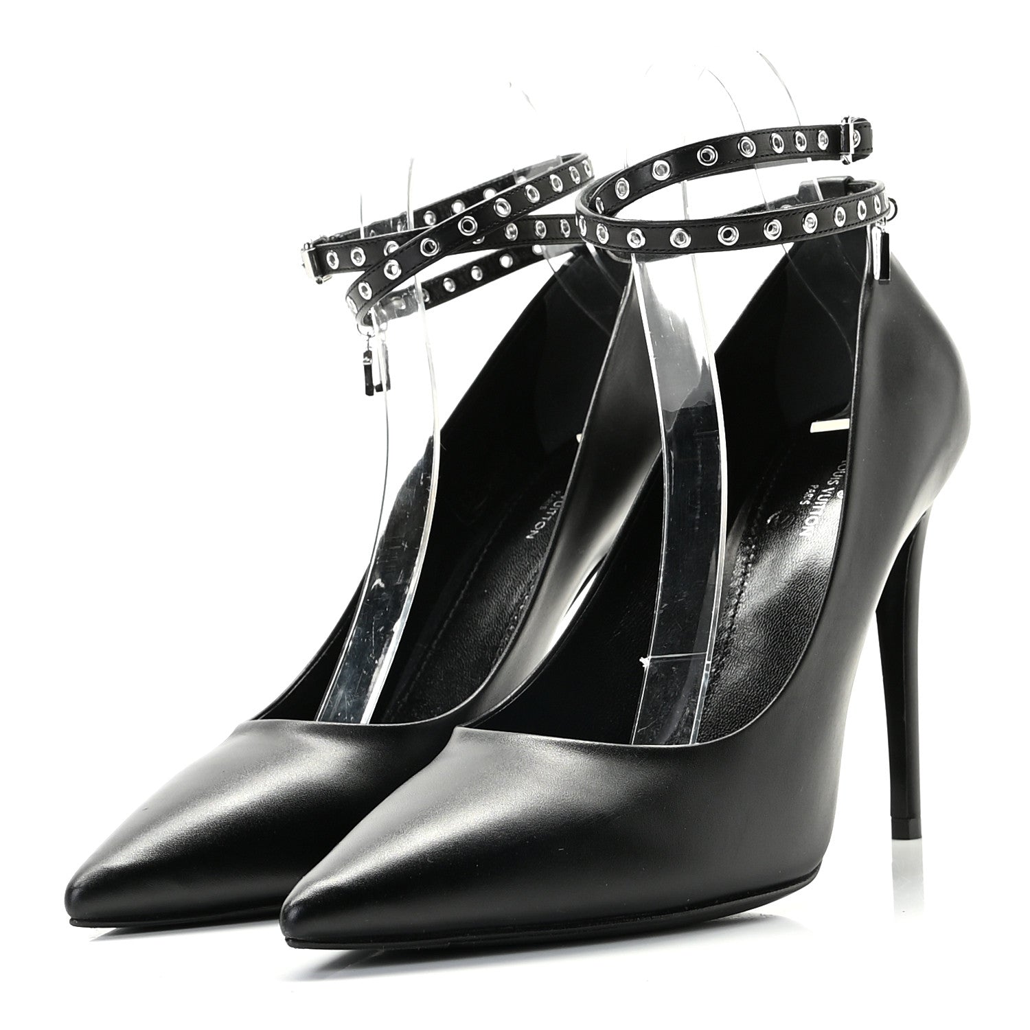 Louis Vuitton Calfskin Call Back Pumps 39.5 Black 3 of 11