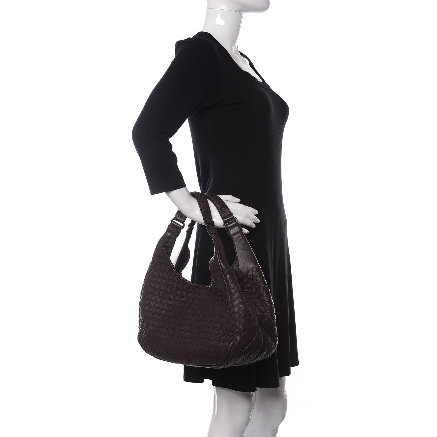 Bottega Veneta Nappa Intrecciato Medium Campana Ebano 2 of 9