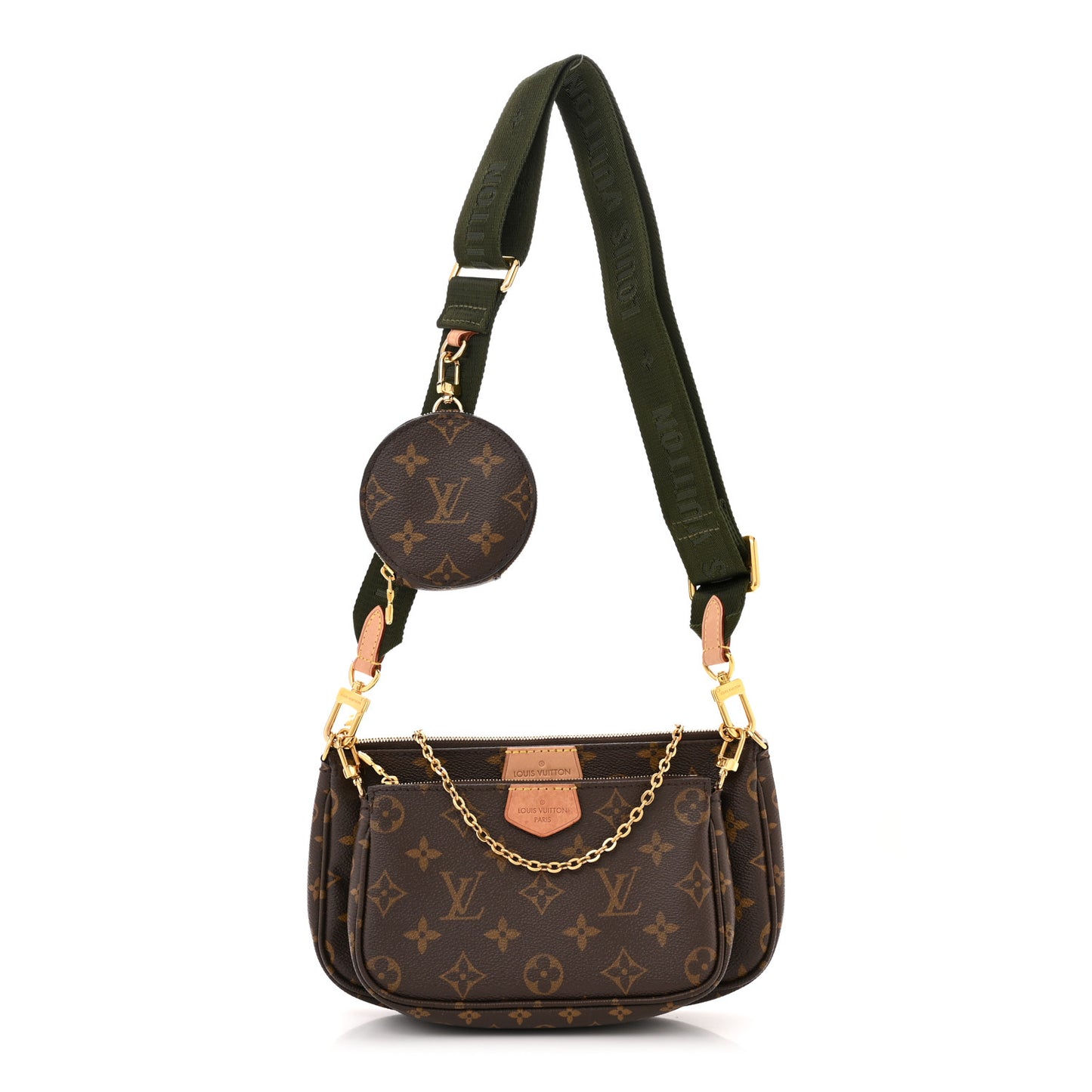Monogram Multi Pochette Accessories Kaki