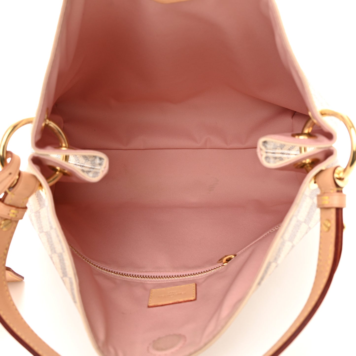 Damier Azur Graceful PM Rose Ballerine