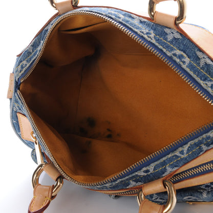 Louis Vuitton Monogram Denim Neo Speedy Blue 5 of 8