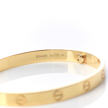 Cartier 18K Yellow Gold LOVE Bracelet 18 4 of 7
