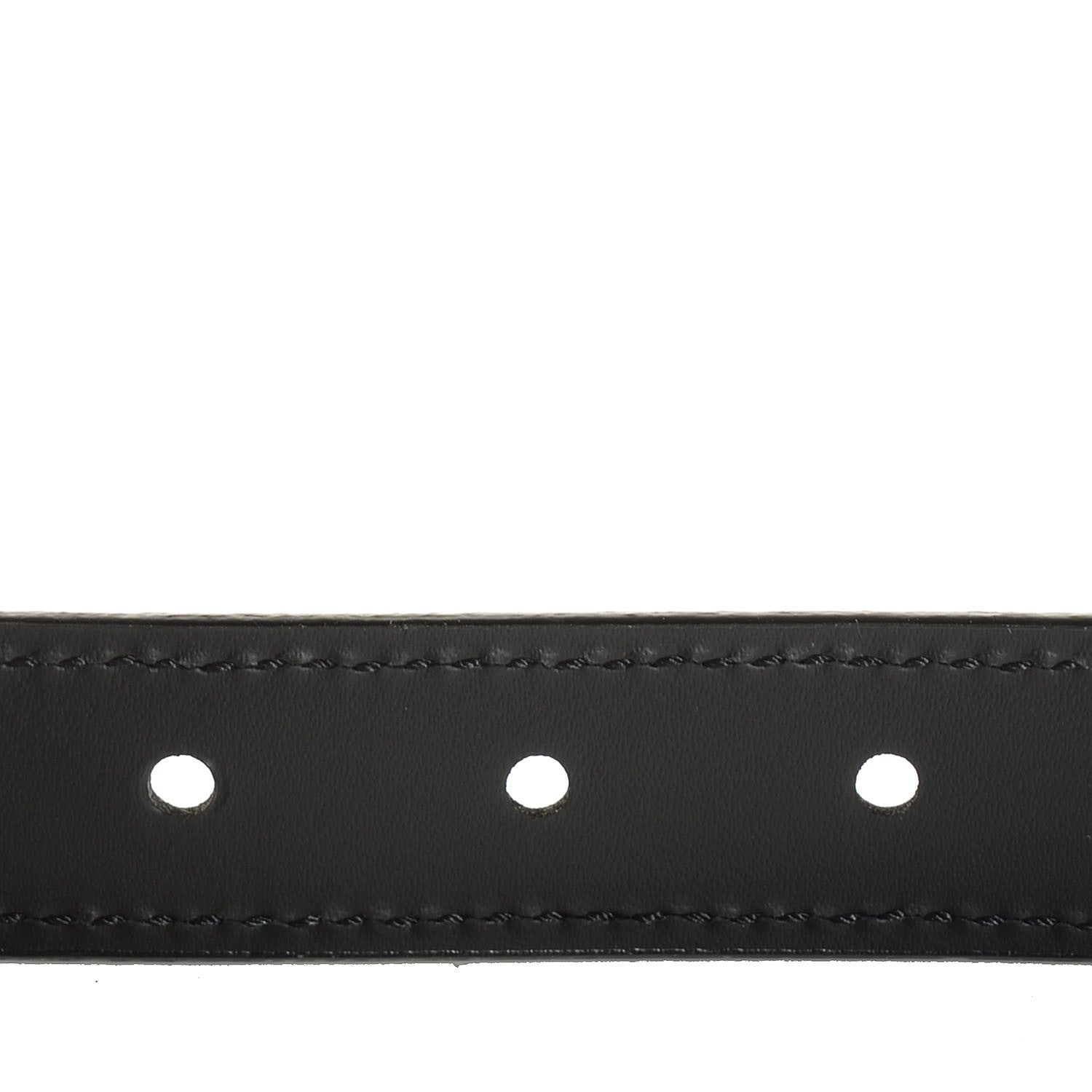 Louis Vuitton Leather Spike 20mm Belt 85 34 Black 6 of 12