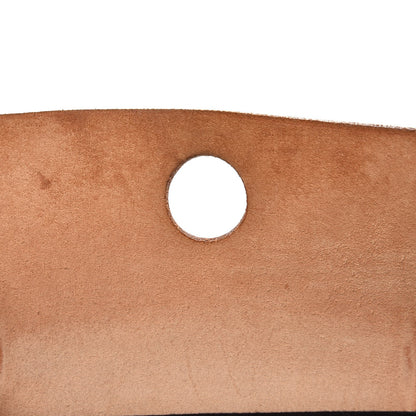 Hermes Toile Vache Calfskin Herbag 30 PM Black Natural 9 of 21