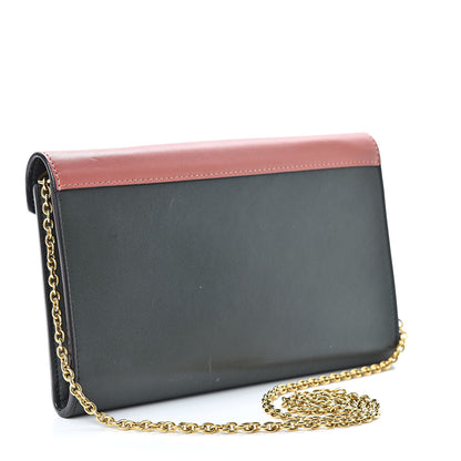 Celine Shiny Calfskin Clutch On A Chain Multicolor 3 of 14