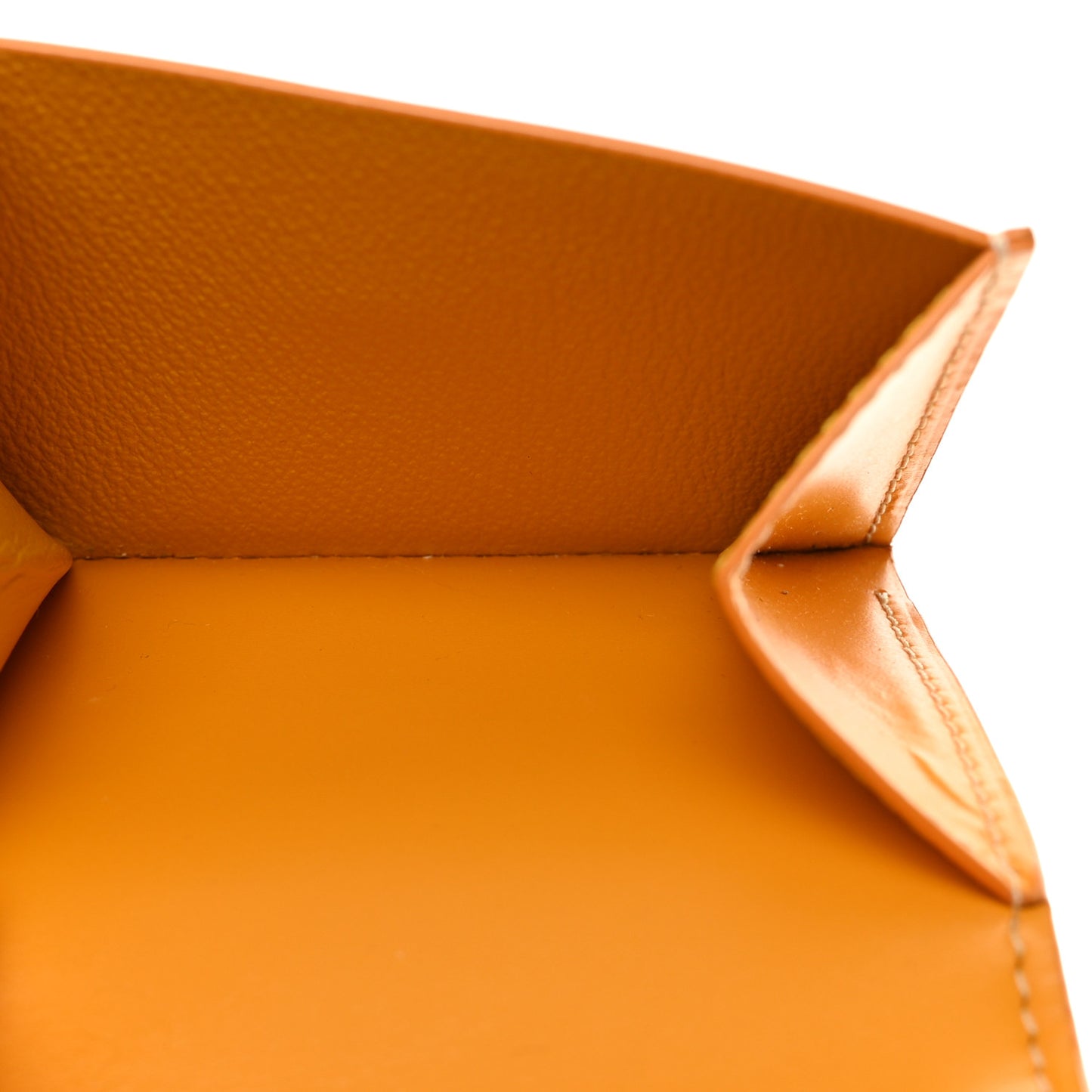 Goyardine Marigny Coin Purse Wallet Yellow