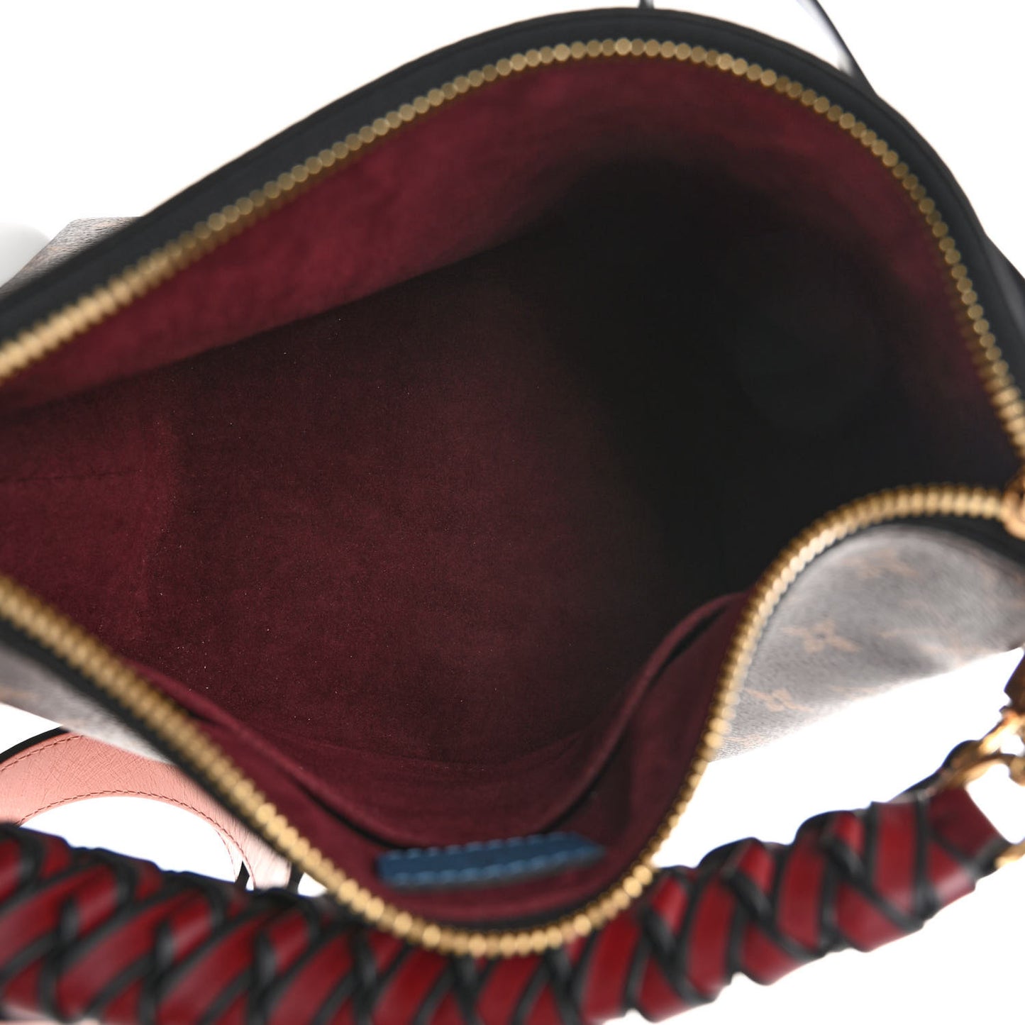 Monogram Beaubourg Hobo Mini Bordeaux Red Peach Safran