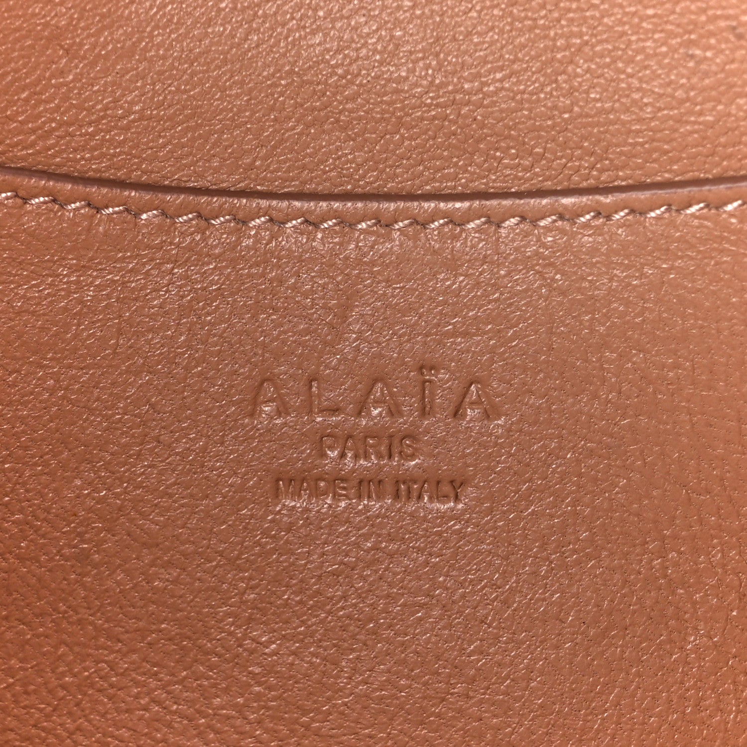 Alaia Crocodile Embossed Pochette Black 6 of 11