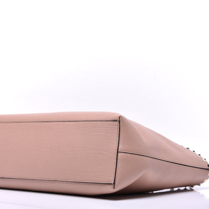 Valentino Garavani Grained Calfskin Rockstud Shoulder Tote Rose Cannelle 8 of 8