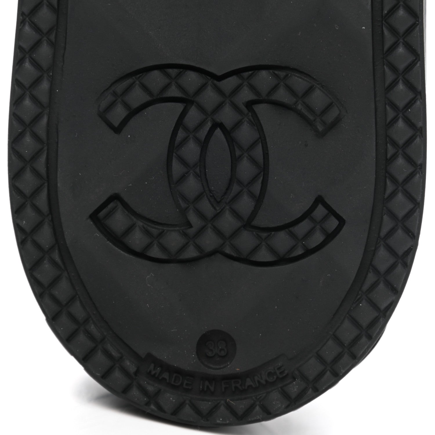 Chanel Caoutchouk CC High Boots 38 Black 6 of 8