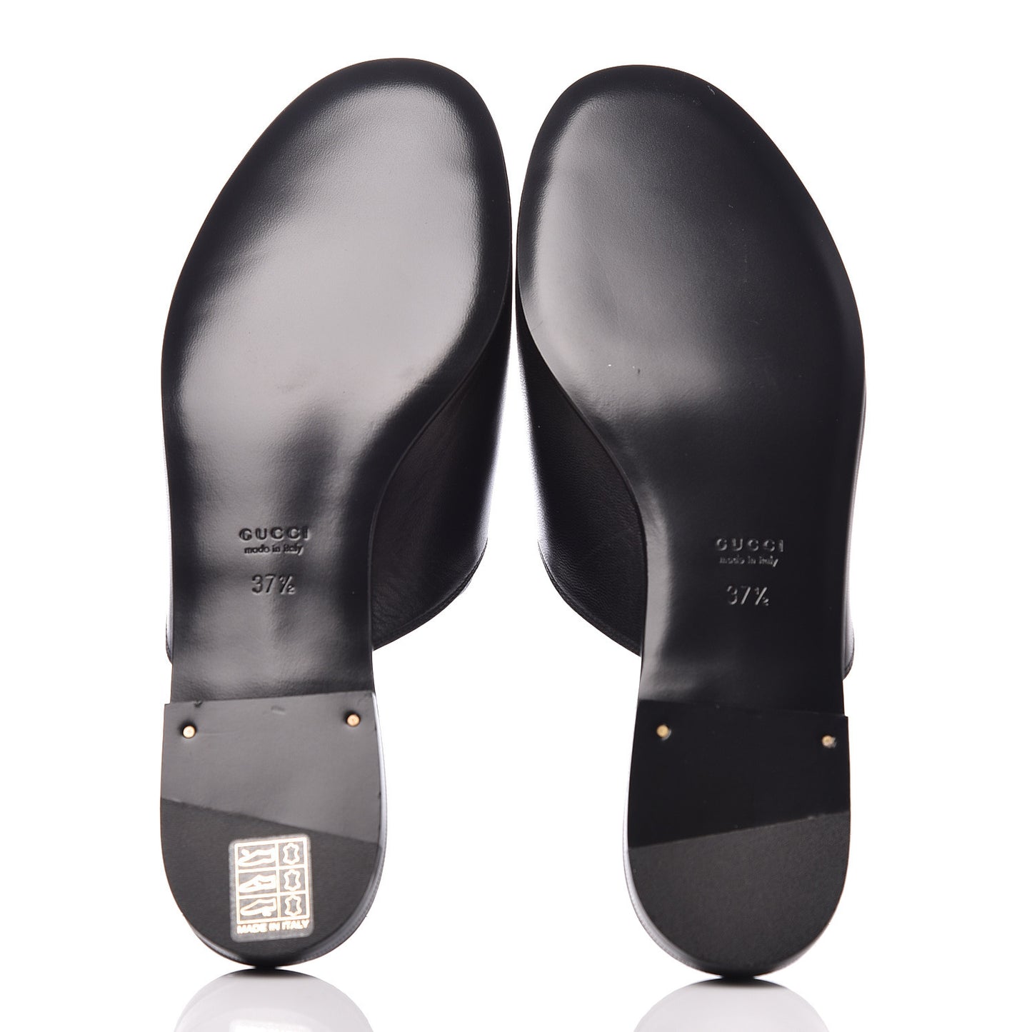Malaga Kid Horsebit Slide Sandals 37.5 Black