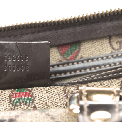 Gucci GG Plus Monogram Hearts Medium Joy Boston Dark Brown 7 of 15