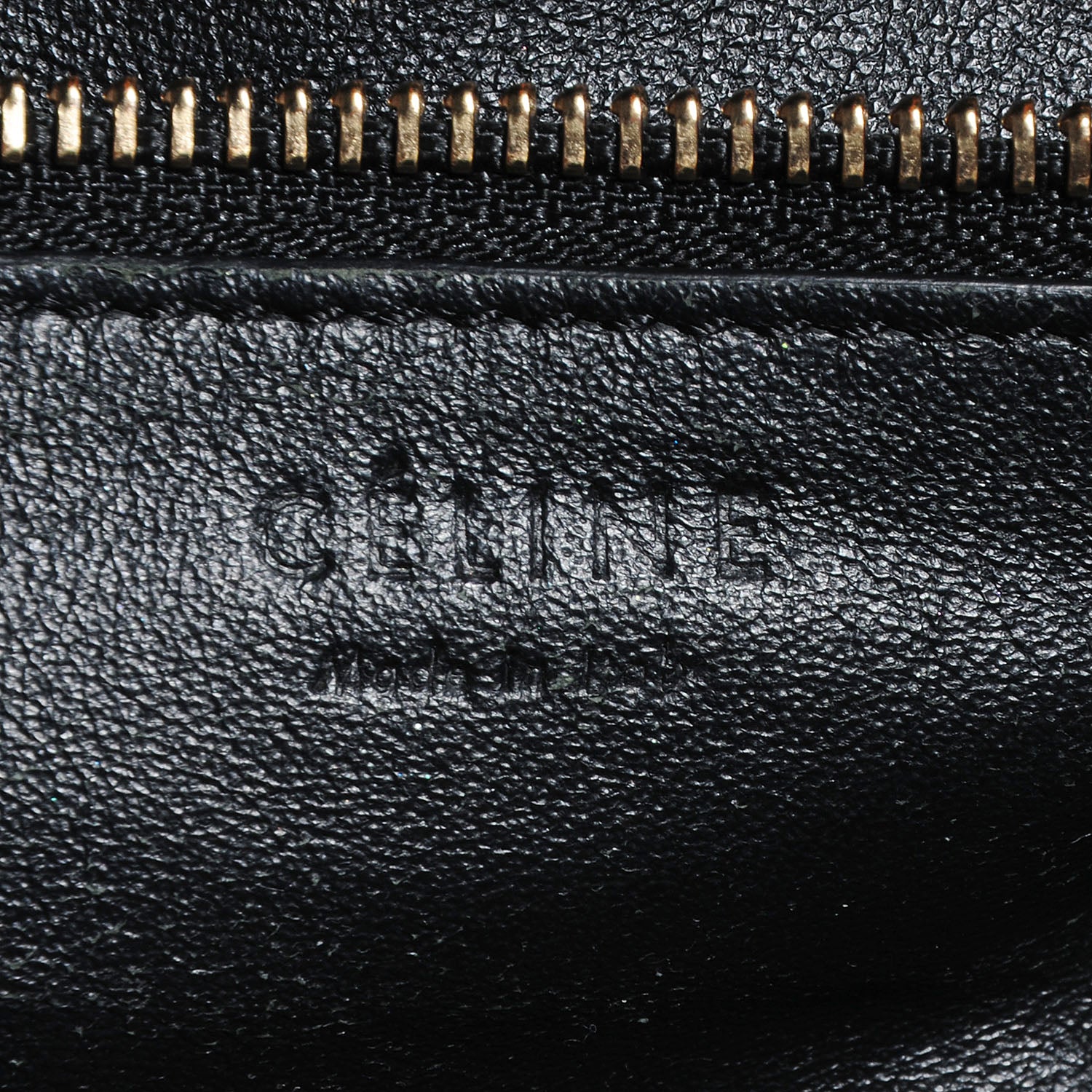 Celine Smooth Calfskin Mini Luggage Black 6 of 8
