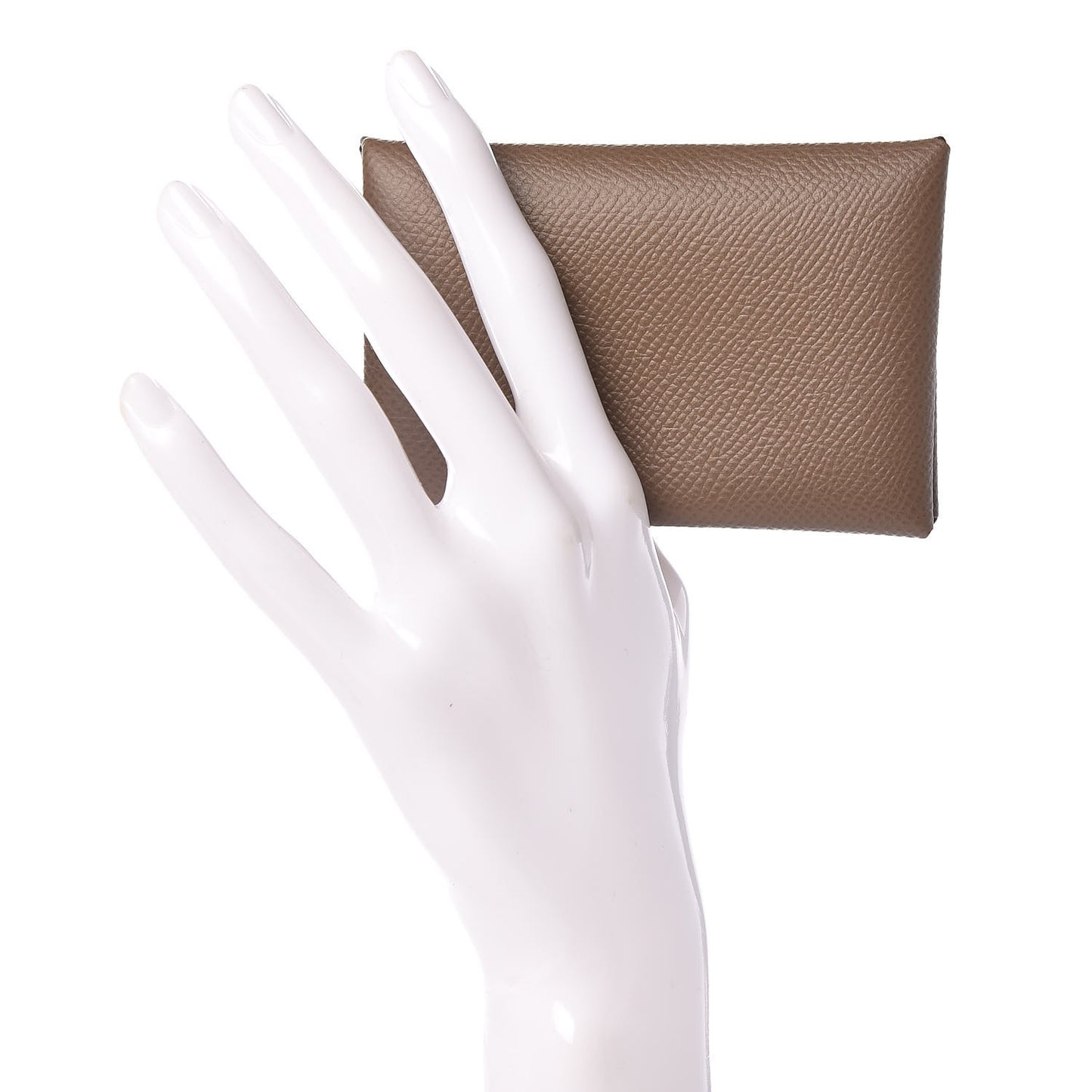 Epsom Calvi Card Case Etoupe