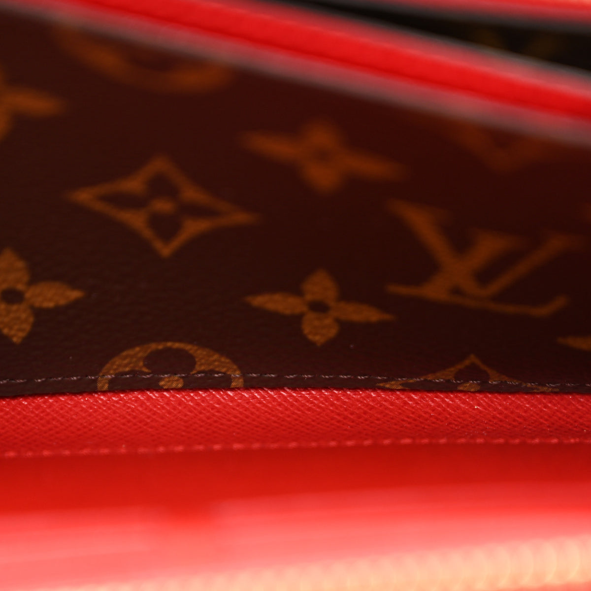 Monogram Retiro Zippy Wallet Cherry