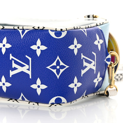 Louis Vuitton Monogram Giant Hawaii Beach Pouch Blue 10 of 11