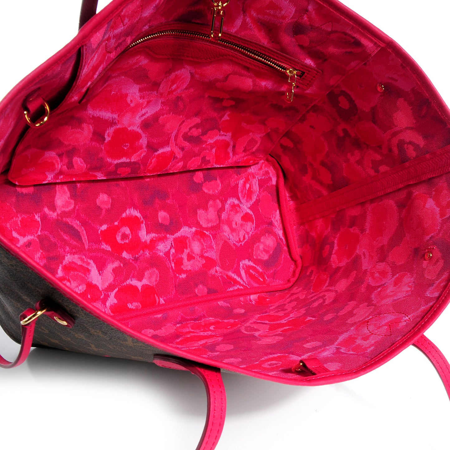 Monogram Articles de Voyage Ikat Neverfull MM Rose Indien