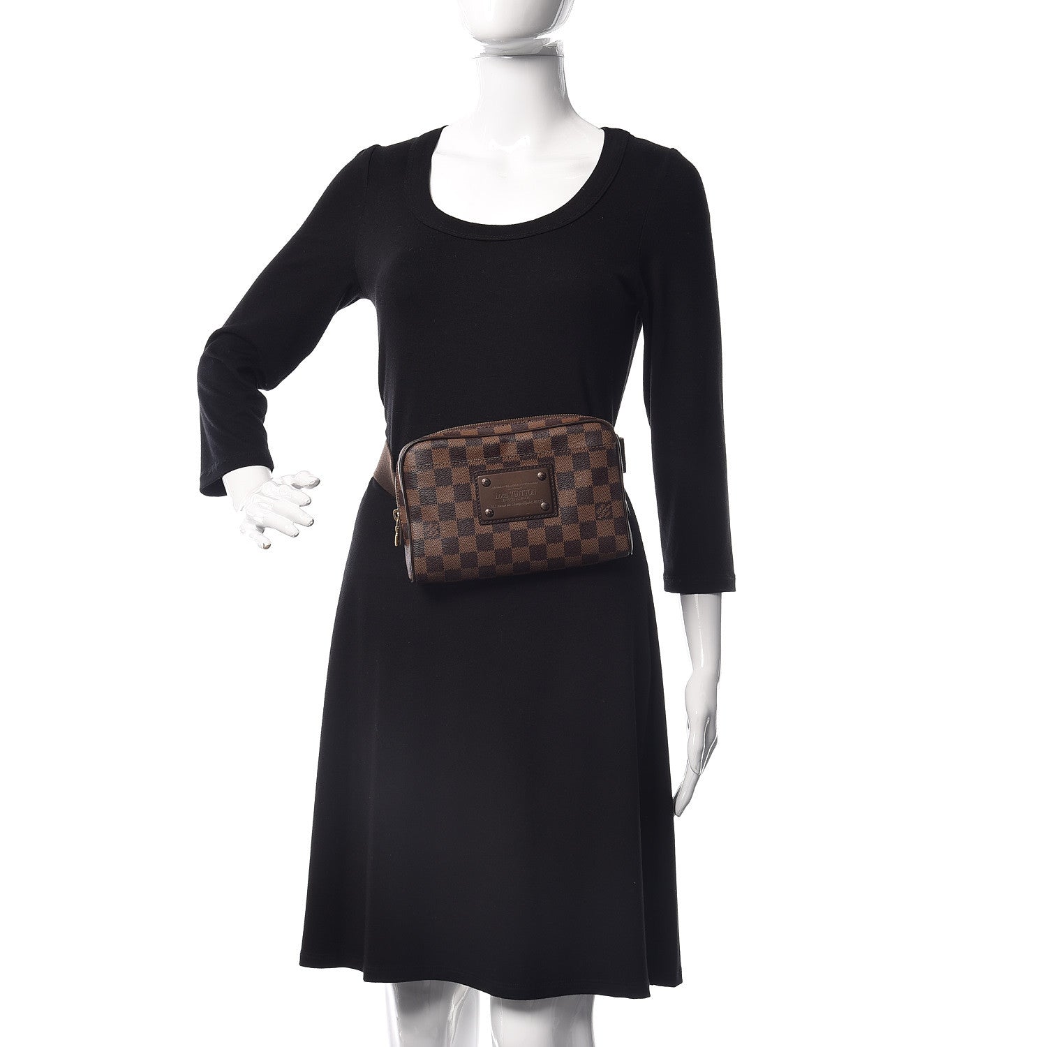 Louis Vuitton Damier Ebene Brooklyn Bum Bag 2 of 8