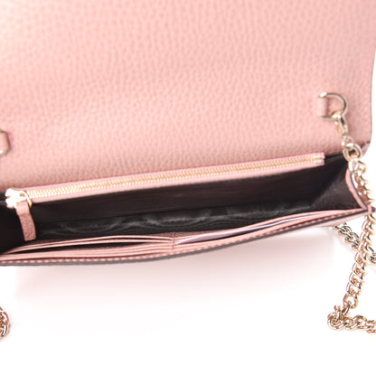 Gucci Dollar Calfskin Medium Betty Chain Wallet Soft Pink 5 of 11