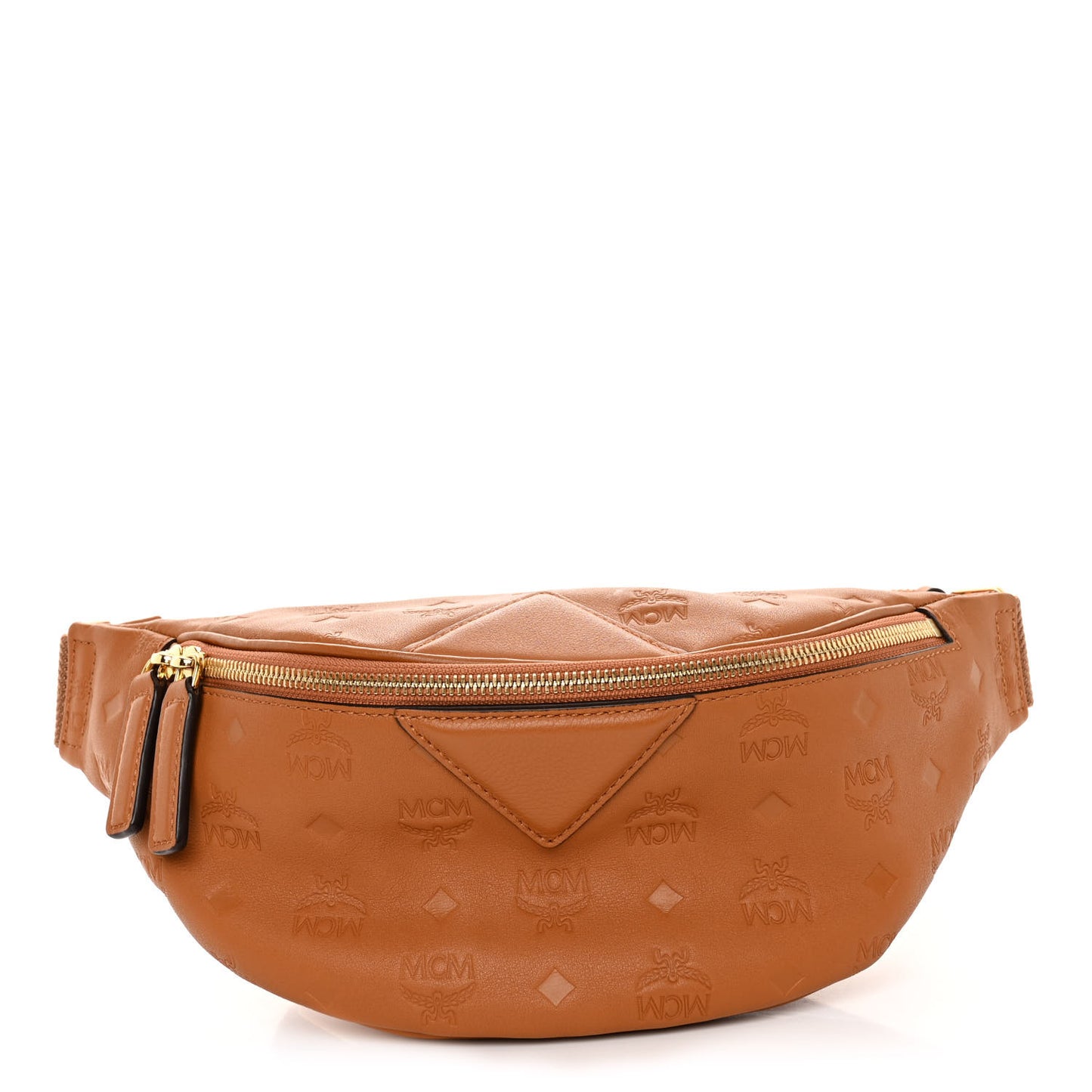 Calfskin Ottomar Monogram Fursten Belt Bag Cognac