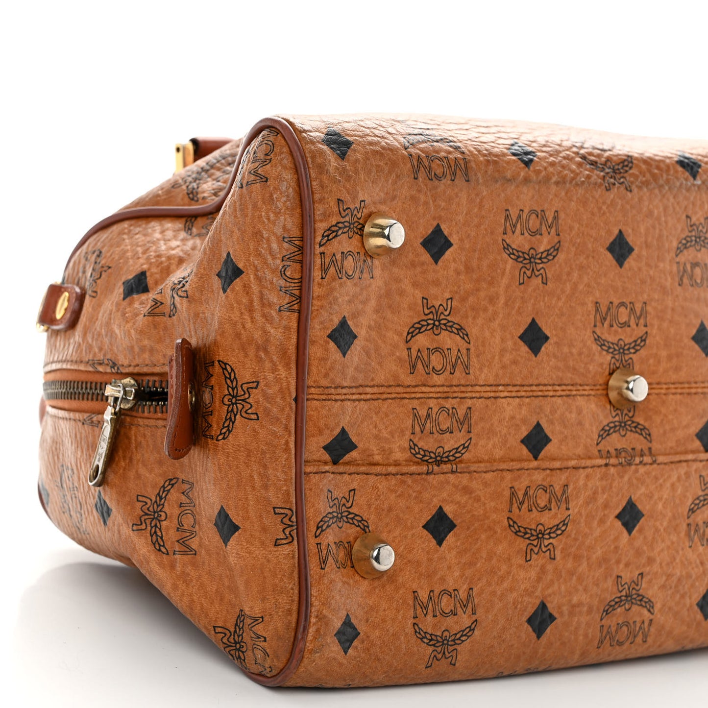 Visetos Essential Boston Bag Cognac