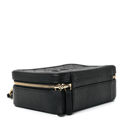 Chanel Caviar Quilted Medium CC Filigree Vanity Case Black 4 of 11