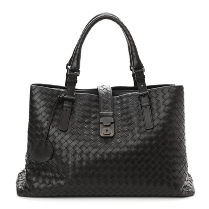 Bottega Veneta Nappa Intrecciato Medium Roma Tote Moro Moro 1 of 10