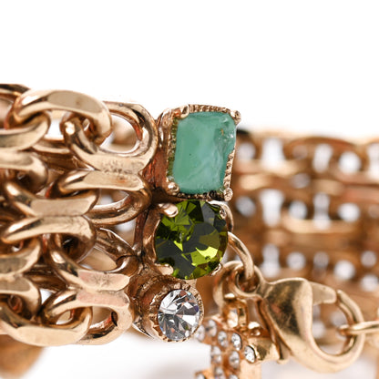 Chanel Crystal Pearl Gripoix Bracelet Gold 5 of 9