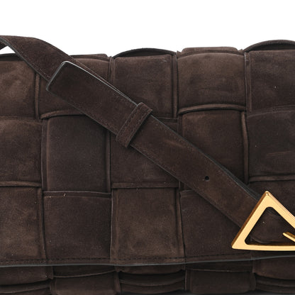 Bottega Veneta Suede Maxi Intrecciato Padded Cassette Crossbody Bag Fondant 10 of 10