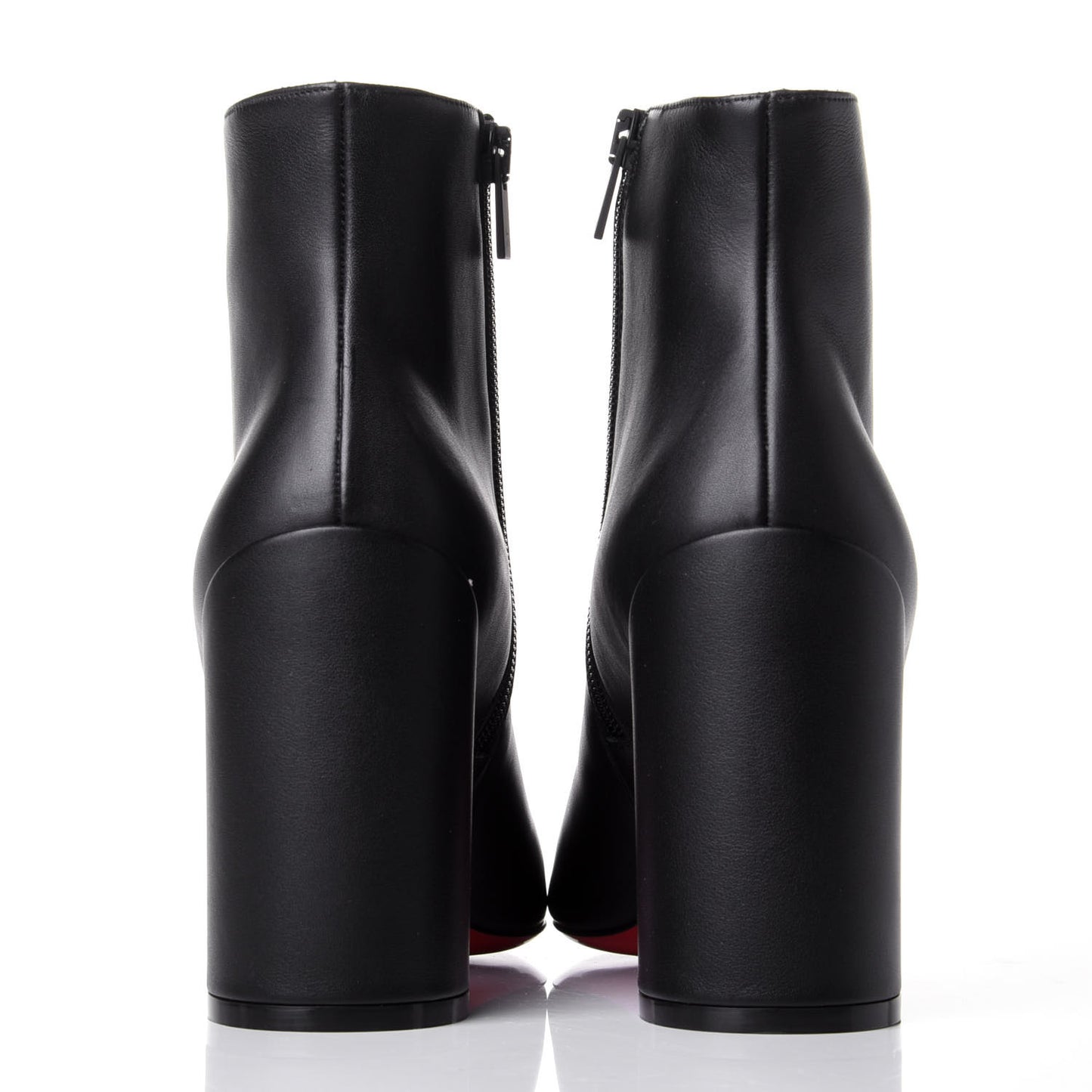 Calfskin Turela 85 Ankle Boots 37.5 Black